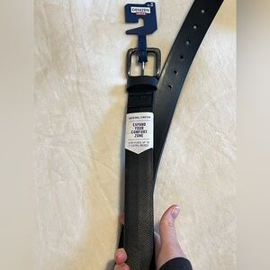 Levi's Black Stretch Men's medium Belt NWT